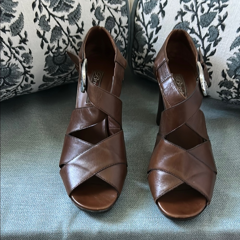 Brighton Brown Leather Women's Sandals